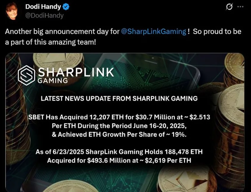 Sharplink Ethereum Investment
