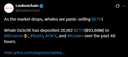 Whales Panic Selling