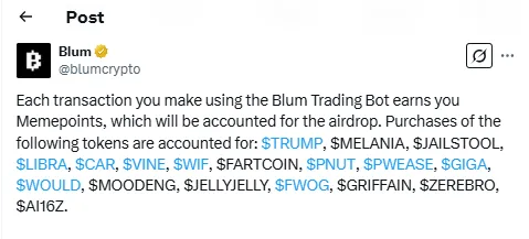 Blum Crypto Update