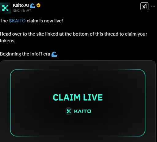 KAITO Airdrop Live