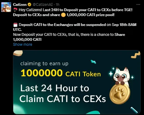 Catizen’s CATI Token