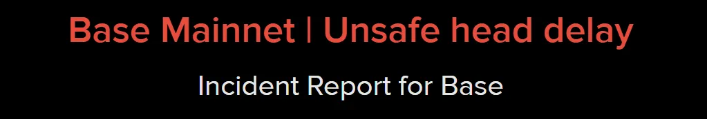 Base Network Block Halt reported