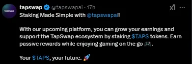 TapSwap Listing