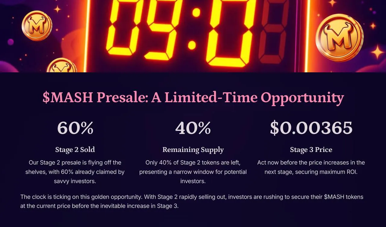 $MASH purchased in the presale