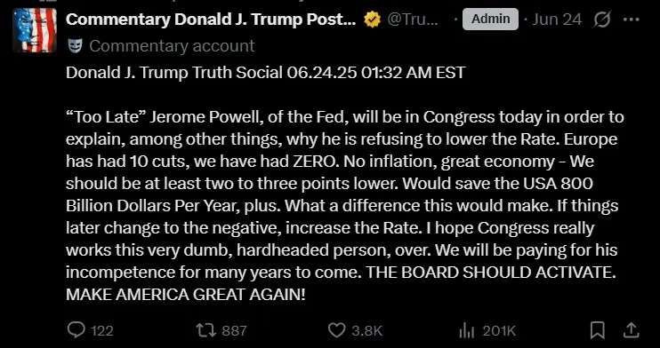 Trump Powell Fued