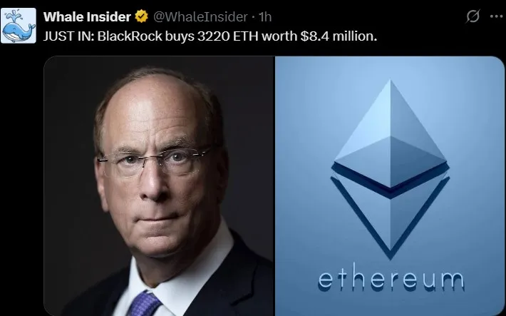 BlackRock Ethereum Purchase