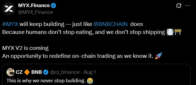 MYX V2 Launch Coming