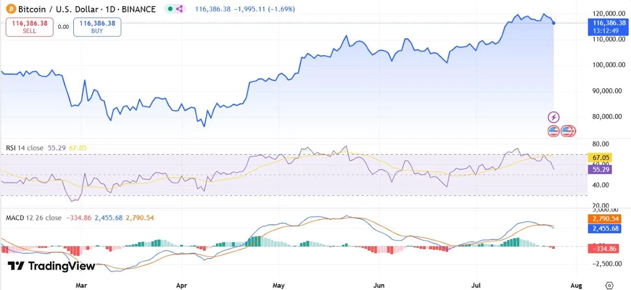 BTC Price Chart BTC Price Chart