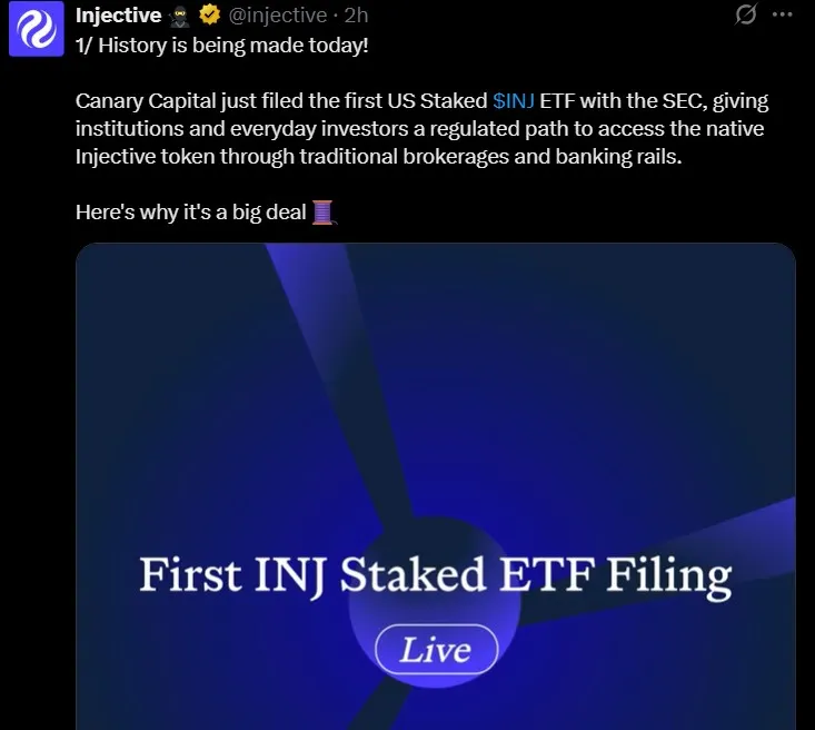 Canary Capital INJ ETF Filing