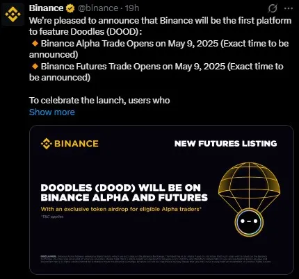 Doodles Binance listing Doodles Binance listing