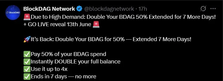 BlockDAG Go LIve June 13