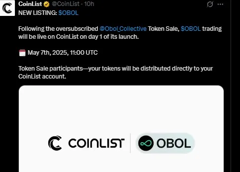 Obol Token Coinlist