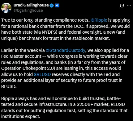 Ripple License Filing