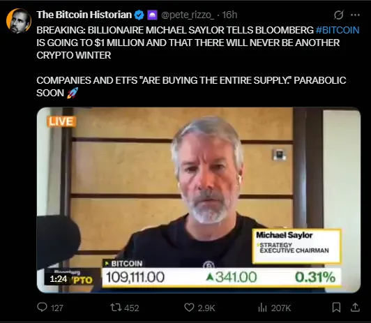 MicroStrategy Chairman Michael Saylor