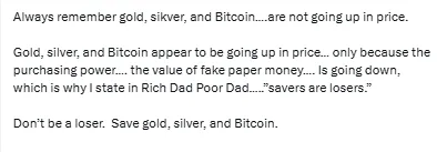 Robert Kiyosaki Statement