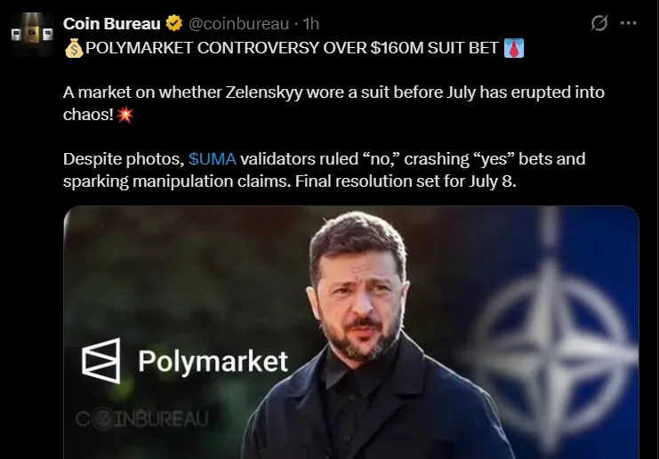 Zelenskyy No Suit Bet