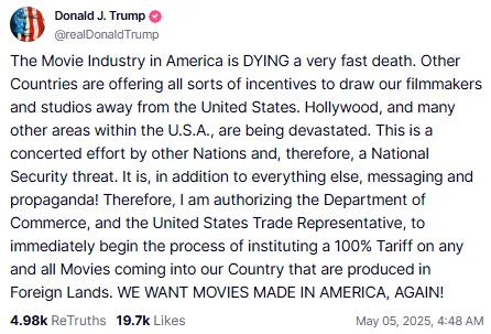 Donald Trump Tariff Announcement