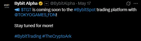 TGT Bybit listing TGT Bybit listing