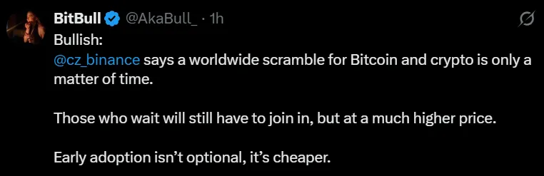 BitBull and The Bitcoin Historian Twitter Post