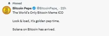Bitcoin Pepe Meme Coin
