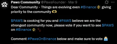 Paws Binance Listing News Paws Binance Listing News
