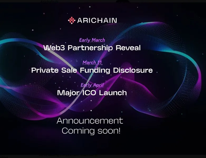 Arichain Roadmap