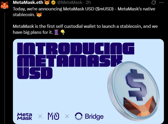 MetaMask Stablecoin mUSD