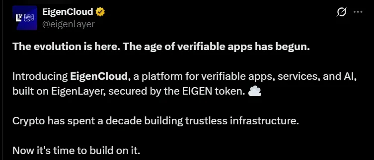 EigenCloud Launch