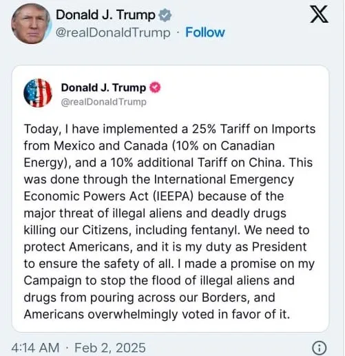 Trump's New Tariff