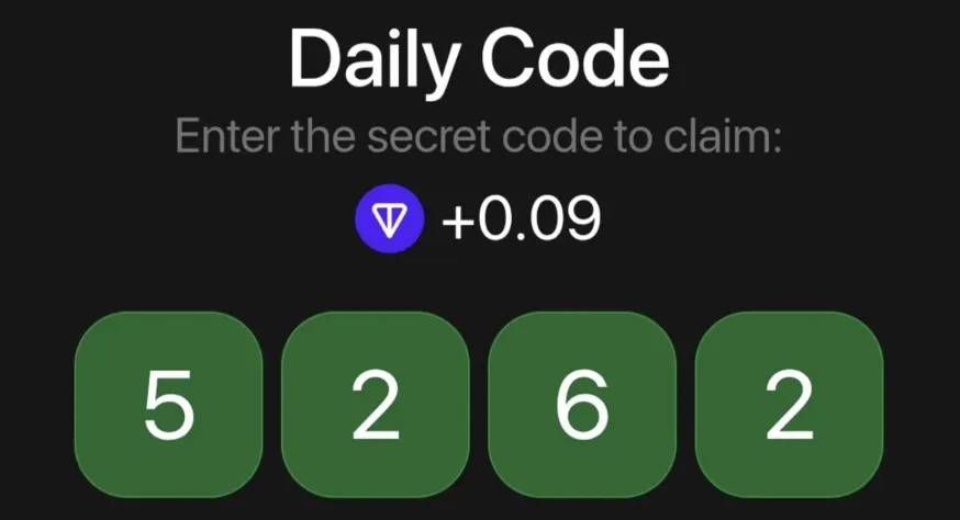 TonHash Daily Secret Code
