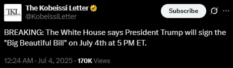 Big Beautiful Bill Passed Big Beautiful Bill Passed