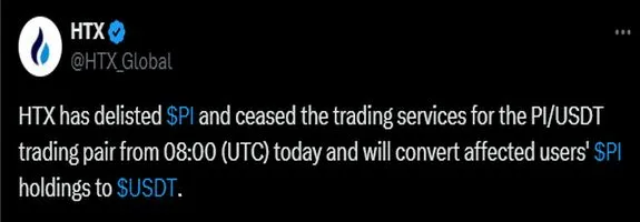 HTX Delisted Pi Coin