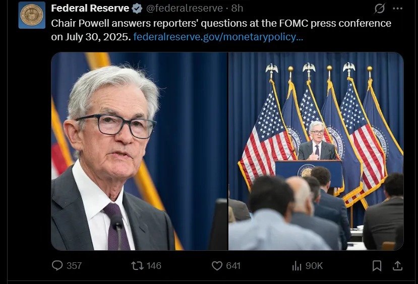 Powell press conference 