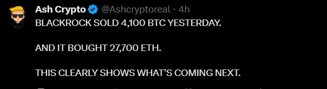 BlackRock Ethereum Purchase