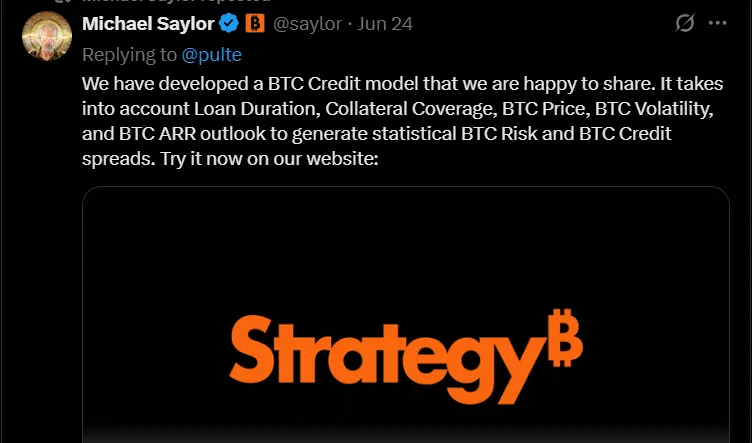 Bitcoin Mortgage Model