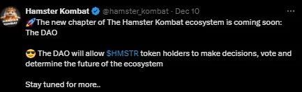 Hamster Kombat DAO