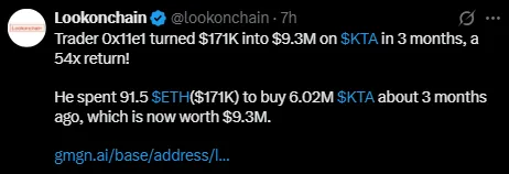 Trader Profit in Keeta