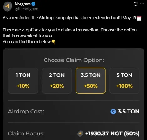 Notgram Airdrop Claim
