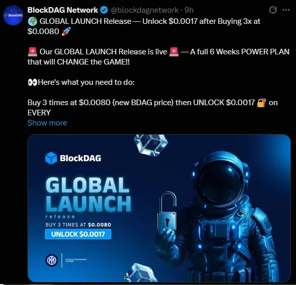 Blockdag Global Launch Release