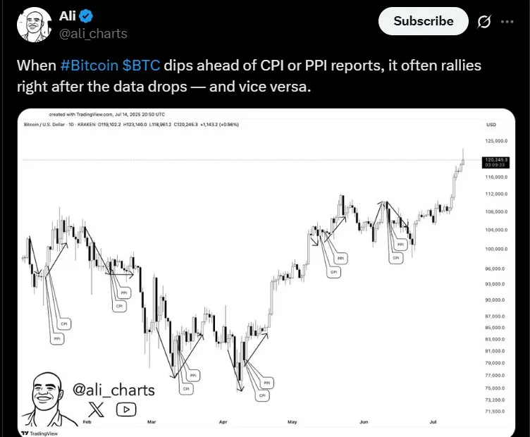 CPI Report Impact on Crypto: Bitcoin and  Altcoins