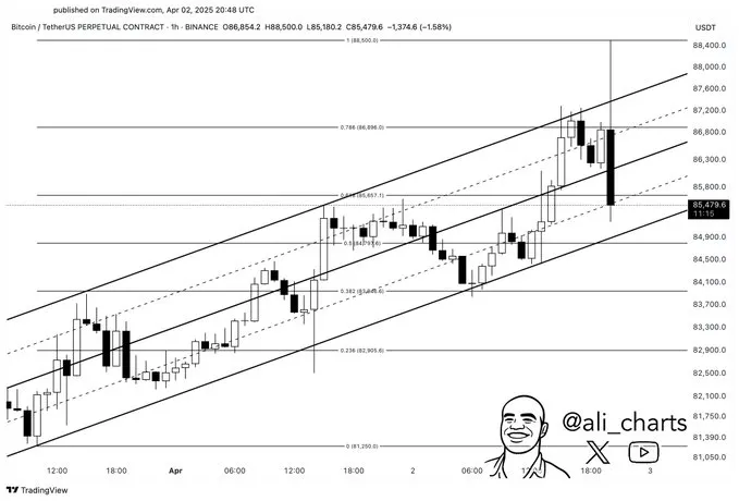BTC/USDT 1 Day Chart BTC/USDT 1 Day Chart