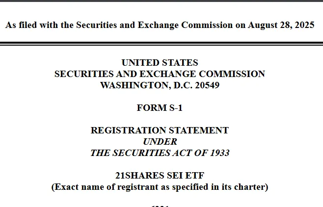 overall info. of 21Shares SEI ETF