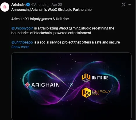 Arichain Partnerships