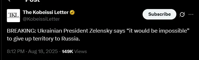 zelensky ukraine stance