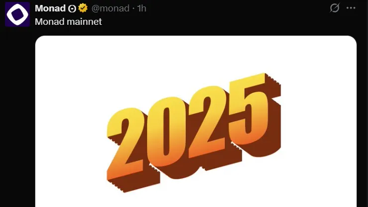 Monad Mainnet Date 2025