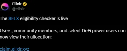 Elixir eligibility checker Elixir eligibility checker