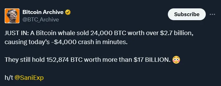 BTC Whale movement
