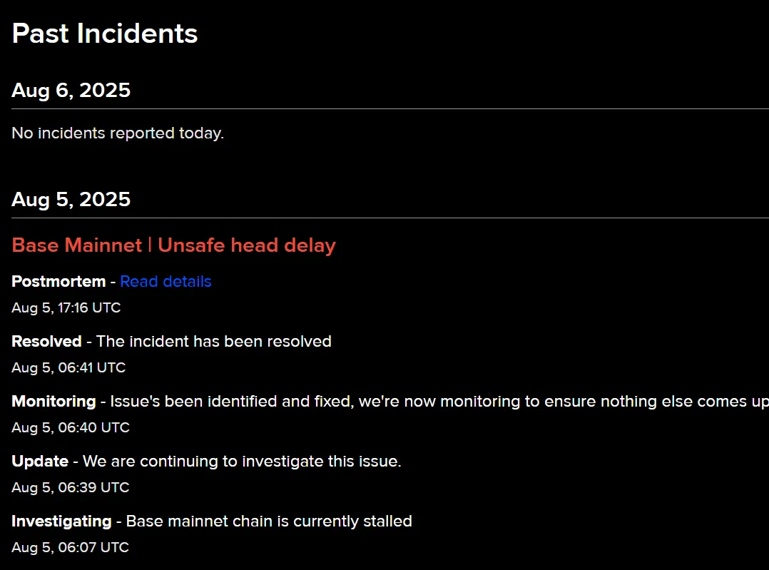Base Network Block Halt steps