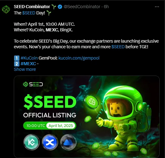 SEED Combinator SEED Combinator
