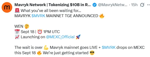 Mavryk Network Listing Date Mavryk Network Listing Date